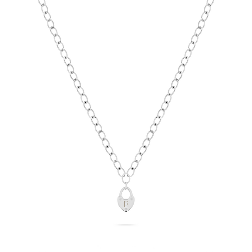 Love Locks Necklace (Silver)