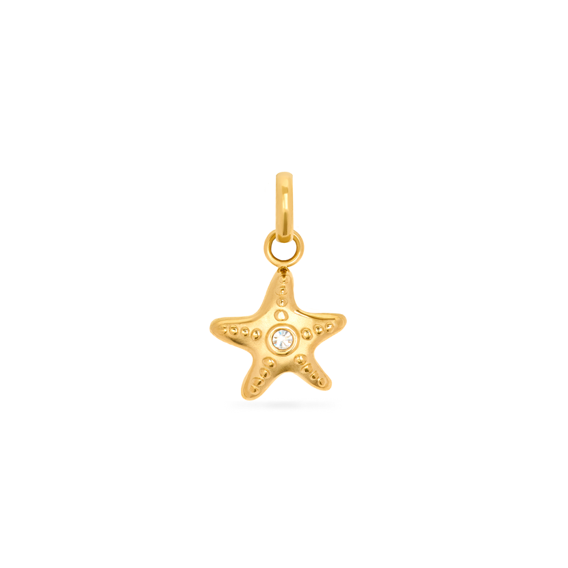 Molten Starfish Pendant (Gold)