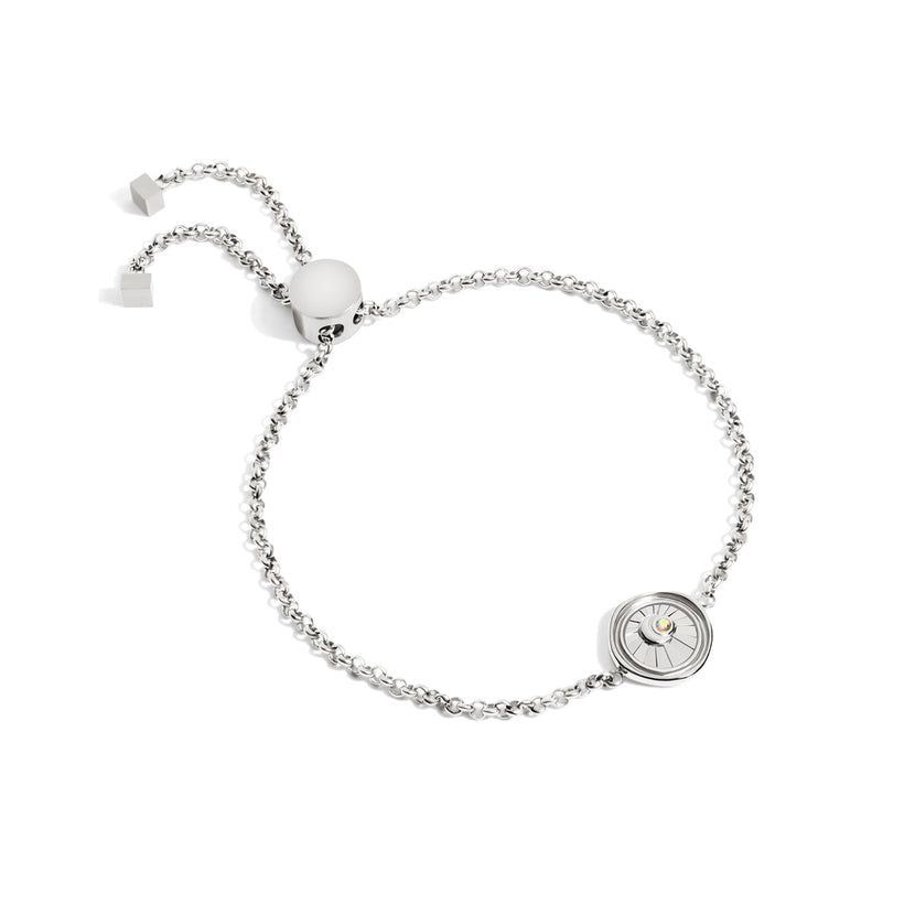 Talisman Moon Coin Bracelet (Silver)