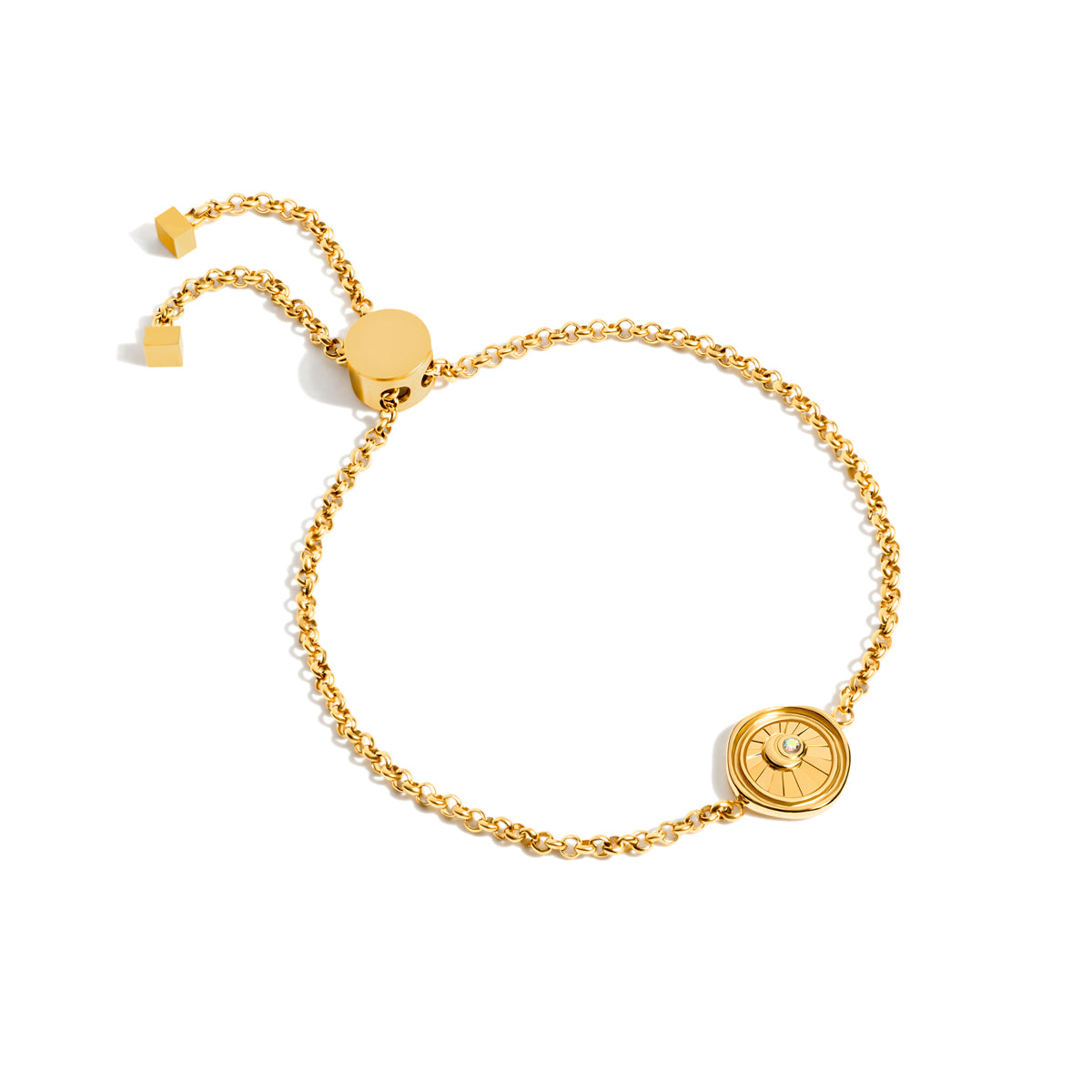 Talisman Moon Coin Bracelet (Gold)
