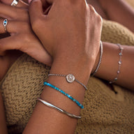 Talisman Moon Coin Bracelet (Silver)