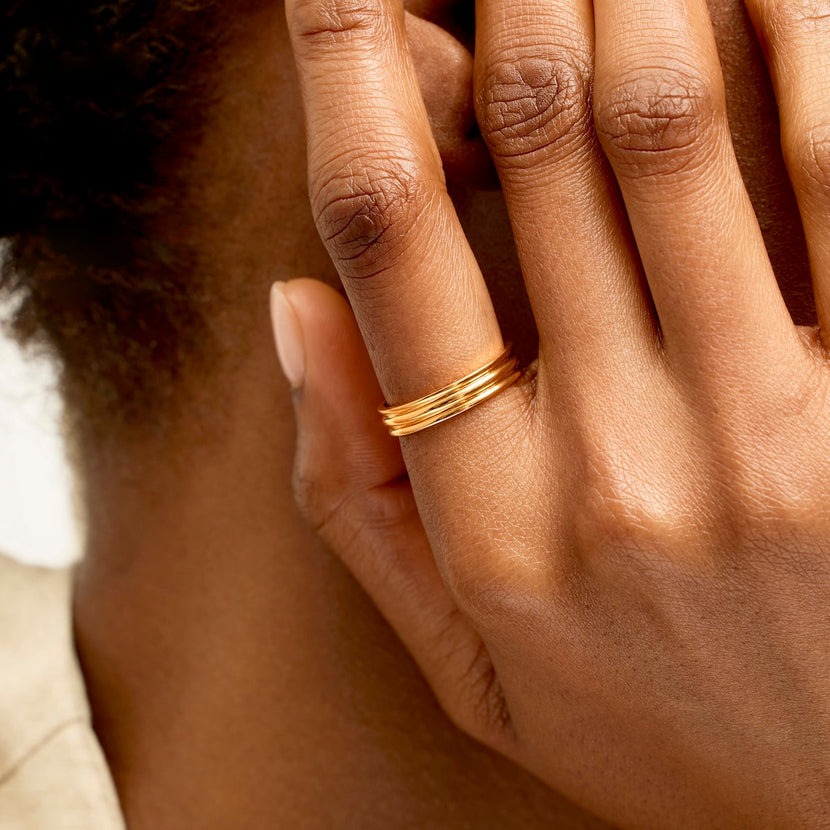 Triple Band Ring (Gold)