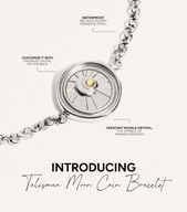 Talisman Moon Coin Bracelet (Silver)