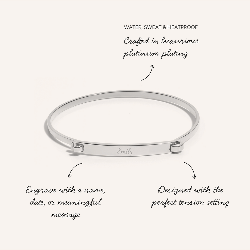 ID Bangle (Silver)