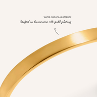 The Memento Cuff Bangle (Gold)