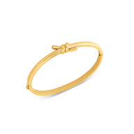 Twisted Knot Bangle (Gold)