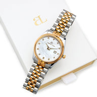Pearl Belgravia & Bracelet Set (Gold)