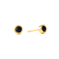 Midnight Blue Studs (Gold) - CS Replacement