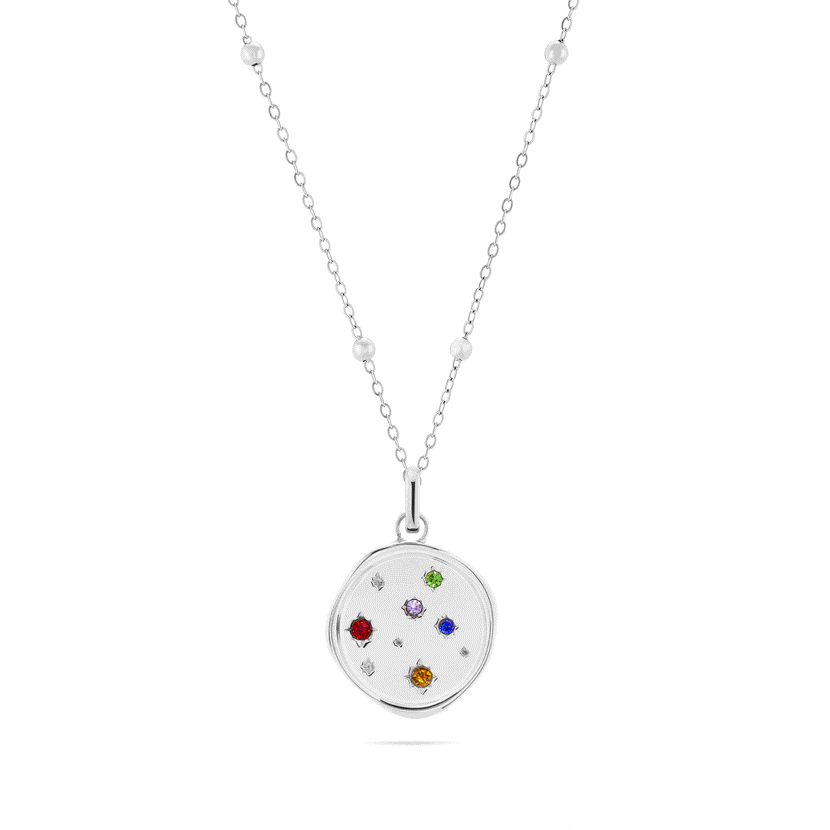 The Story of Us Coin Necklace (Silver)