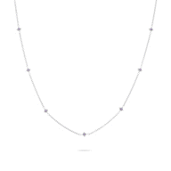 Written In The Stars Birthstone Necklace (Silver)