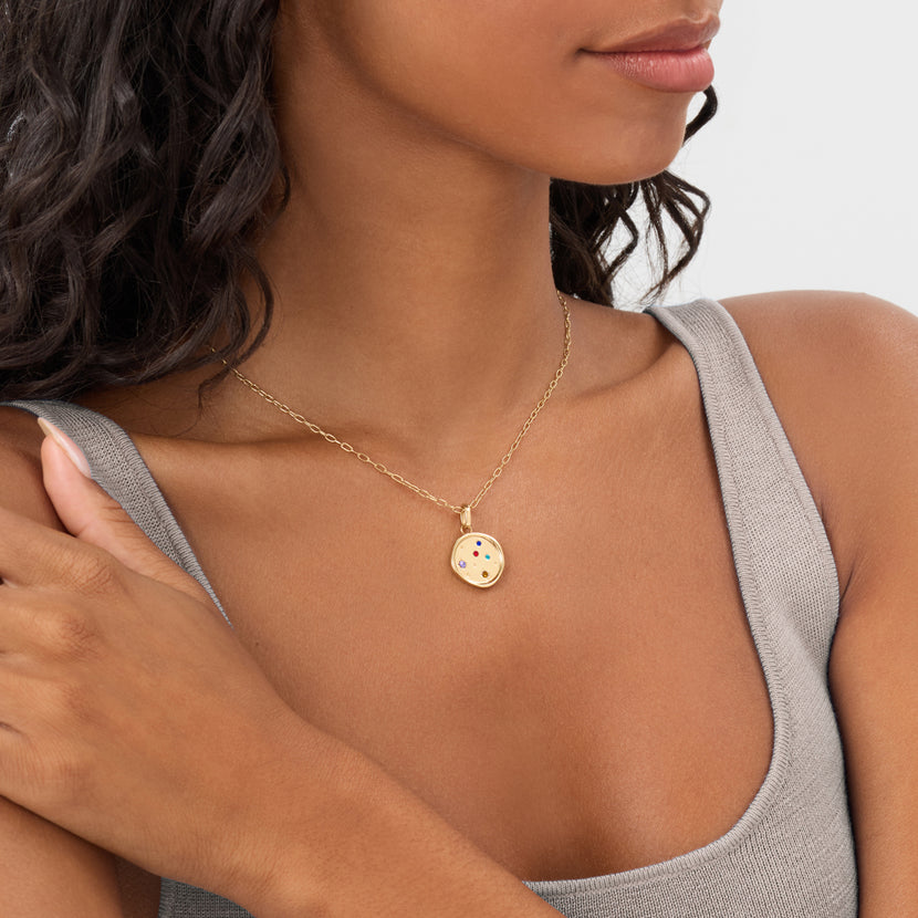 The Story of Us Coin Necklace (Gold)
