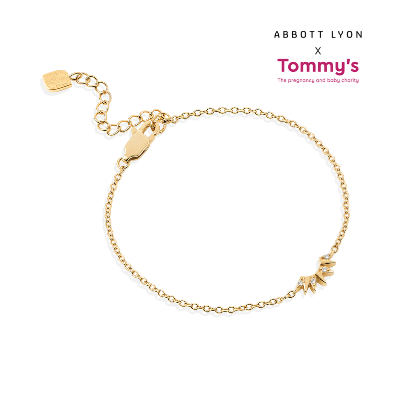 Tommy's Charity Sun Bracelet (Gold) - Ships on 5th November