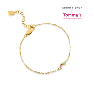 Tommy's Charity Rainbow Bracelet (Gold)