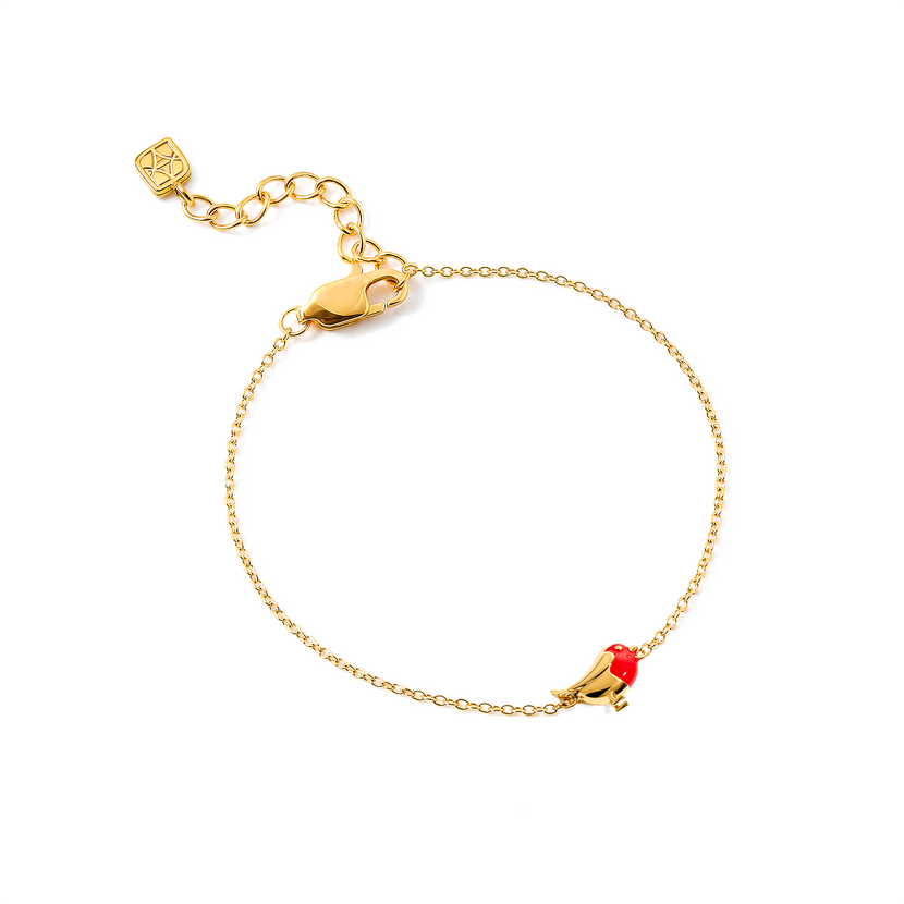 Festive Friends Rosie Robin Bracelet (Gold)