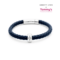 Tommy's Charity Genuine Leather Charm Bracelet (Navy)