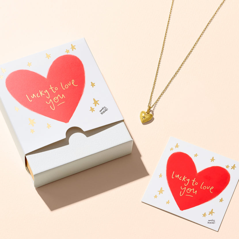 Murphys Sketches x Abbott Lyon Lucky Locket Necklace (Gold)