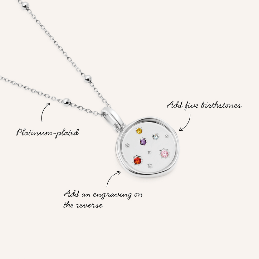 The Story of Us Coin Necklace (Silver)