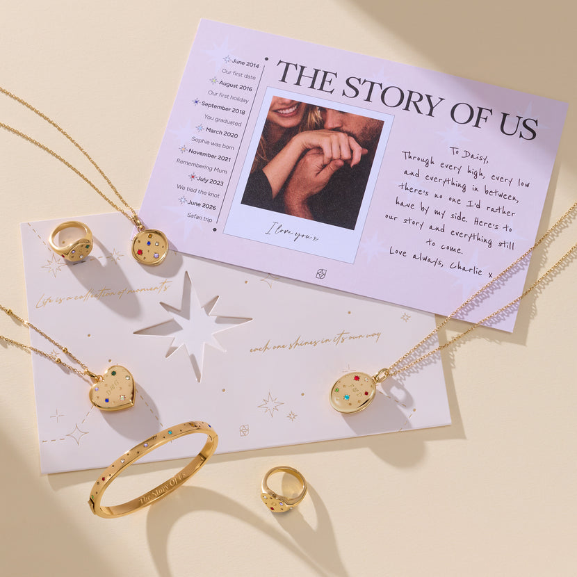 The Story of Us Oval Signet Ring (Gold)