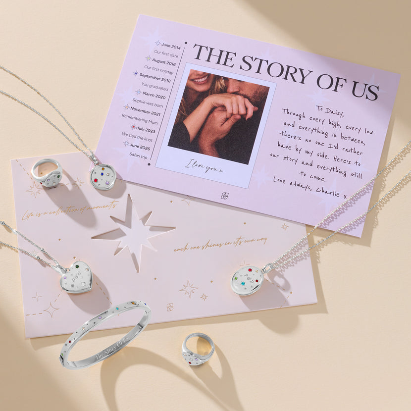 The Story of Us Oval Signet Ring (Silver)