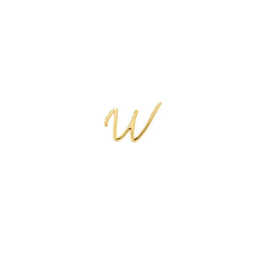 Made Mine Script Letter Bracelet (Gold) - Clientbase
