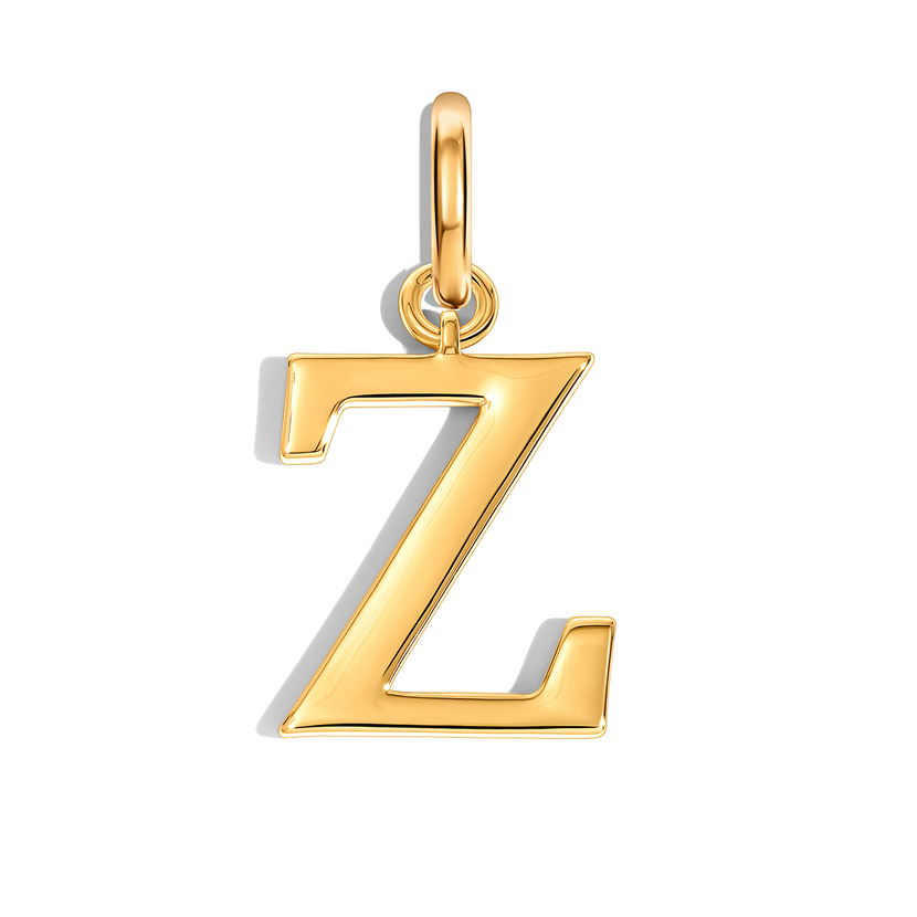 Large Didot Initial Accessories Charm (Gold)