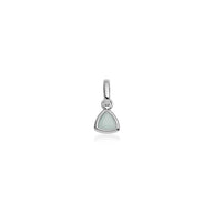 Droplet Birthstone Pendant (Silver)