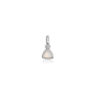 Droplet Birthstone Pendant (Silver)