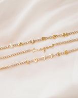 Custom Tennis Name Set (Gold)