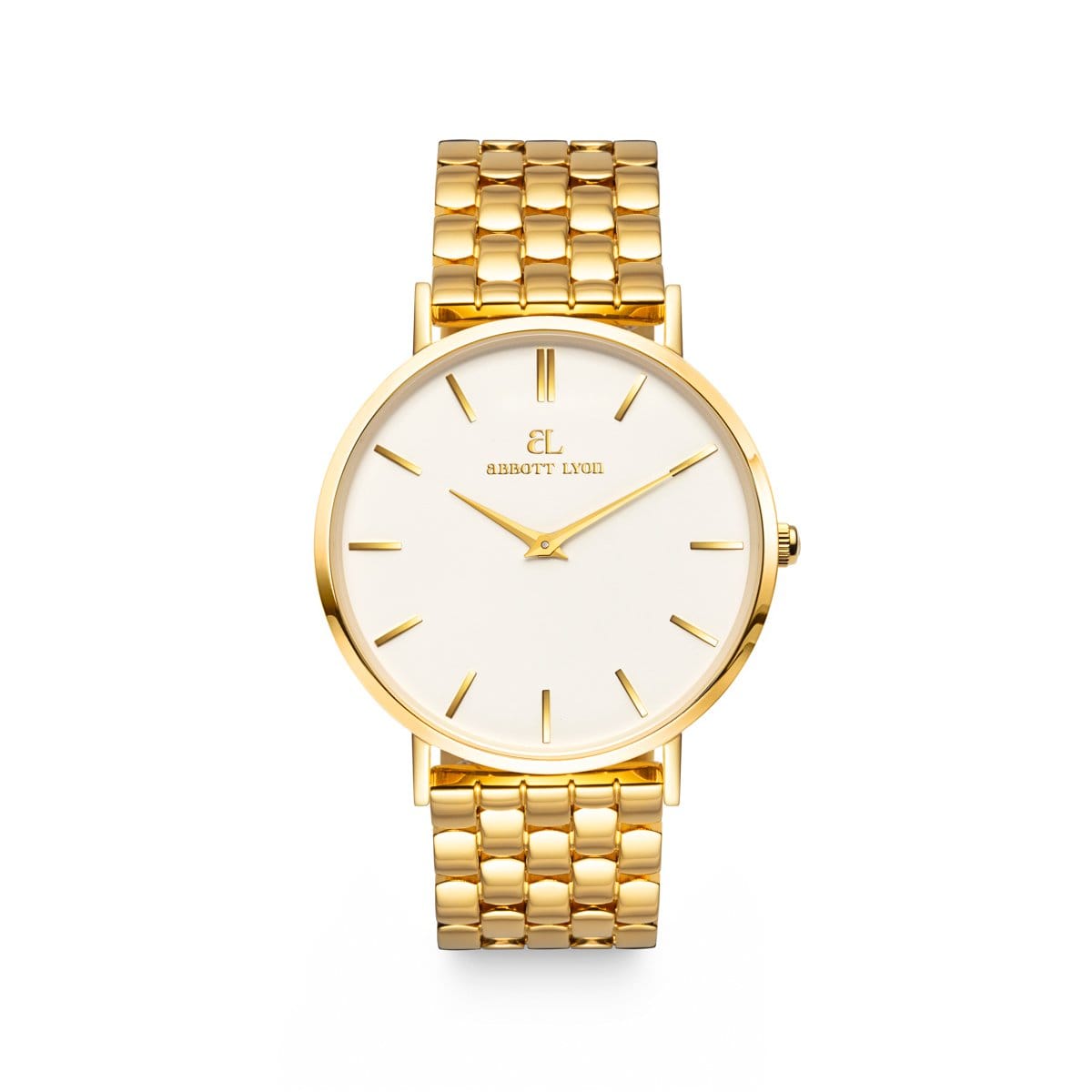 Gold Kensington Link 40 Watch