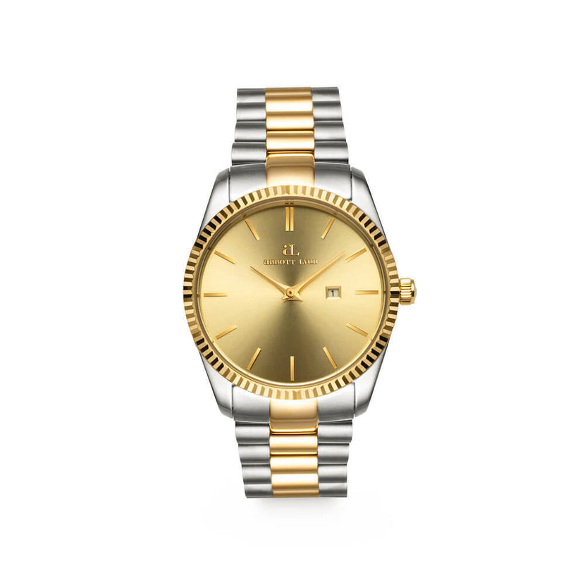 Silver Chain Champagne Belgravia 36 Watch