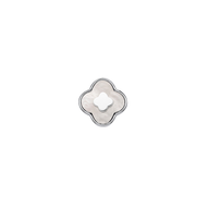 Rose Quartz Clover Charms (Gold) - Clover