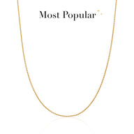 Stacey's Stories Fine Chain Necklace (Gold)