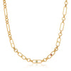 Figaro Chain Custom Necklace (Gold)