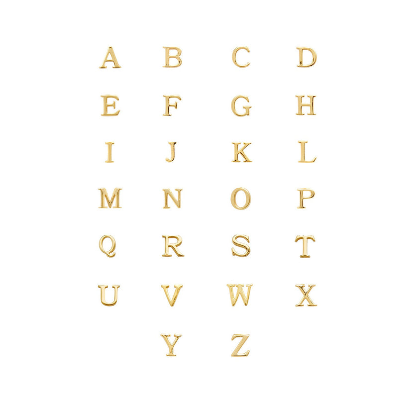 Stacey's Stories Initial Pendant (Gold)