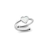 Mini Pearl Heart Ring (Silver)