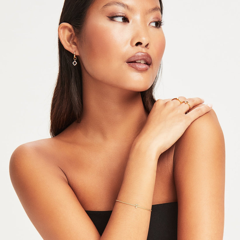 Stacey's Stories Doodle Heart Bracelet (Gold)