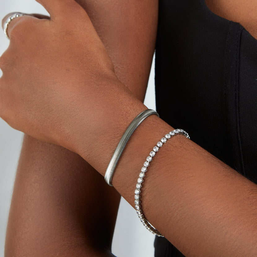Tennis Bracelet - Silver