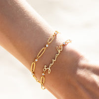 Figaro & Snake Chain Bracelet Bundle (Gold)