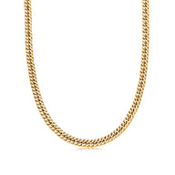 Curb Chain Necklace 18 in (Gold)