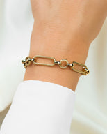 Figaro Chain Bracelet (Gold)
