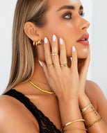 Hammered Bangle (Gold)