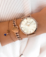 Initial Bracelet (Rose Gold)