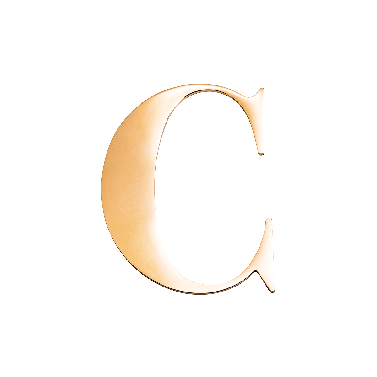 Large Metal Letters Gold Abbott Lyon