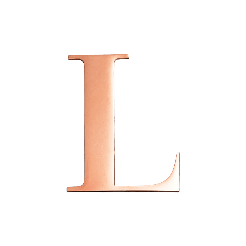 Large Metal Letters - Silver