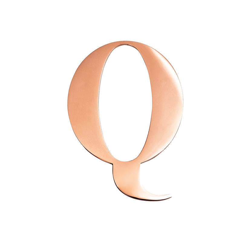 Large Metal Letters - Silver