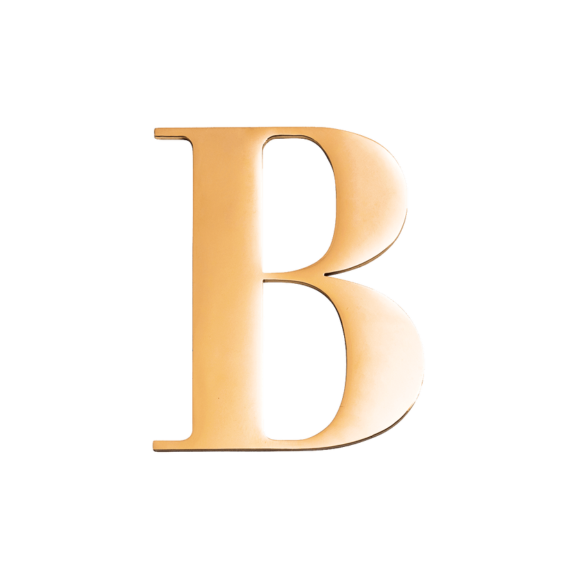 Large Metal Letters - Silver