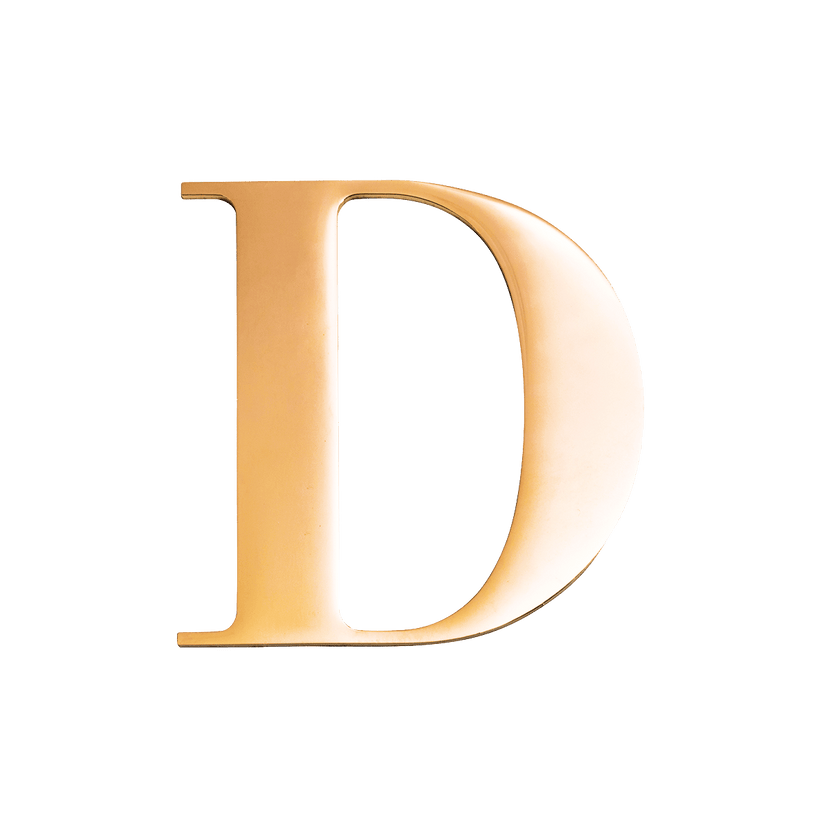 Large Metal Letters - Silver