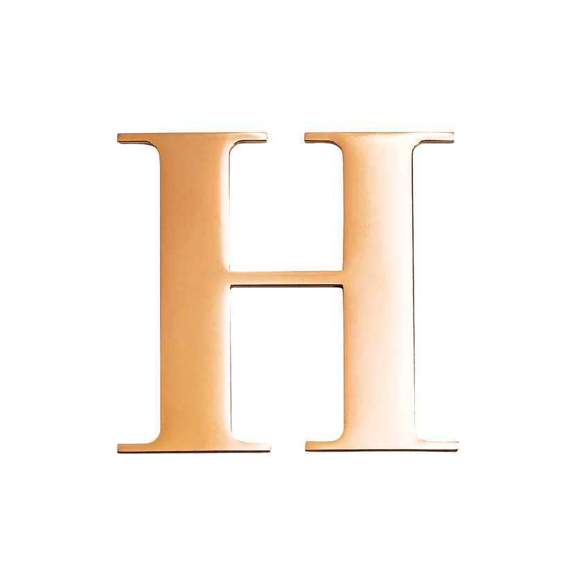 Large Metal Letters - Silver