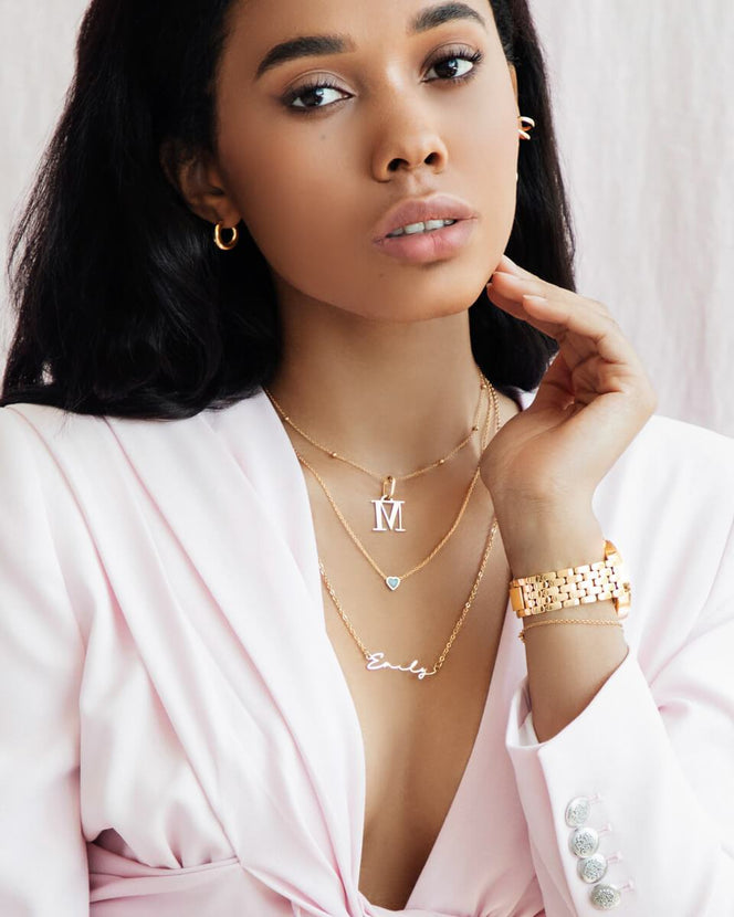 Letter Pendant (Gold)