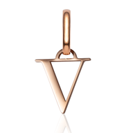Letter Pendant (Rose Gold)